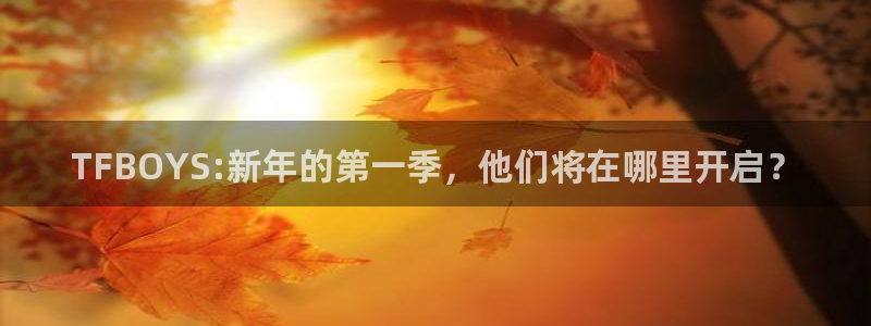 劲爆体育nba直播在线观看：TFBOYS:新年的第一季，他们将在哪里开启？